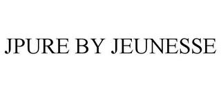 JPURE BY JEUNESSE trademark