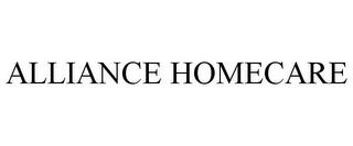 ALLIANCE HOMECARE trademark