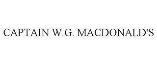 CAPTAIN W.G. MACDONALD'S trademark