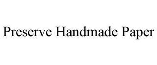 PRESERVE HANDMADE PAPER trademark