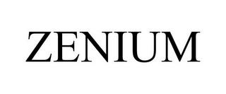 ZENIUM trademark