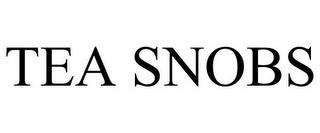 TEA SNOBS trademark