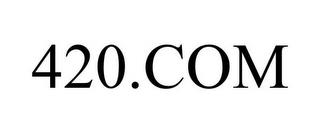 420.COM trademark