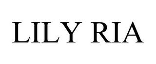 LILY RIA trademark