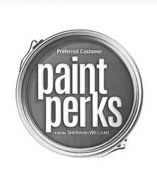 PREFERRED CUSTOMER PAINT PERKS FROM SHERWIN-WILLIAMS trademark