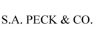 S.A. PECK & CO. trademark