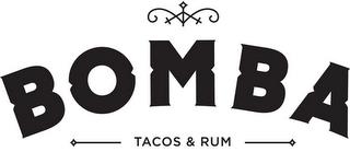 BOMBA TACOS & RUM trademark