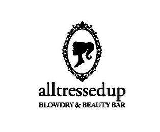 ALLTRESSEDUP BLOWDRY & BEAUTY BAR trademark