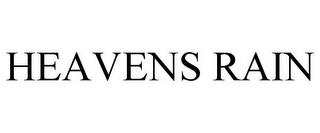 HEAVENS RAIN trademark