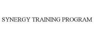 SYNERGY TRAINING PROGRAM trademark