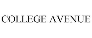 COLLEGE AVENUE trademark