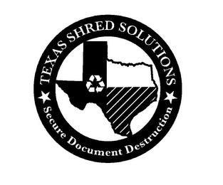 TEXAS SHRED SOLUTIONS SECURE DOCUMENT DESTRUCTION trademark