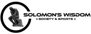 SOLOMON'S WISDOM; SOCIETY & SPORTS trademark