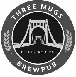 THREE MUGS BREWPUB PITTSBURGH PA trademark