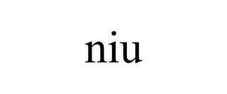 NIU trademark