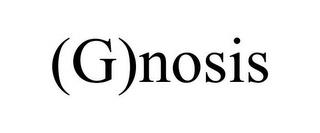 (G)NOSIS trademark