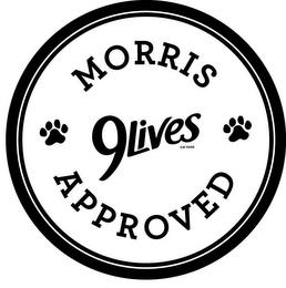 MORRIS APPROVED 9LIVES CAT FOOD trademark