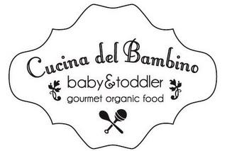 CUCINA DEL BAMBINO BABY & TODDLER GOURMET ORGANIC FOOD trademark