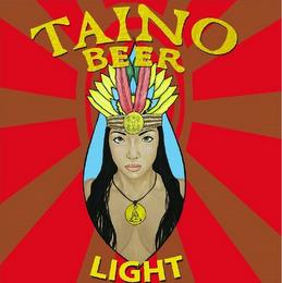 TAINO BEER LIGHT trademark