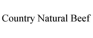 COUNTRY NATURAL BEEF trademark