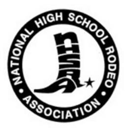 NHSRA NATIONAL HIGH SCHOOL RODEO · ASSOCIATION · trademark