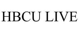 HBCU LIVE trademark