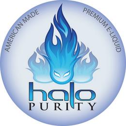 HALO PURITY AMERICAN MADE PREMIUM E-LIQUID trademark