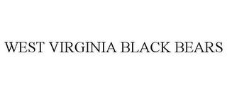 WEST VIRGINIA BLACK BEARS trademark