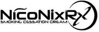 NICONIXRX SMOKING CESSATION CREAM trademark