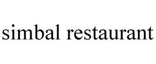 SIMBAL RESTAURANT trademark