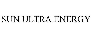 SUN ULTRA ENERGY trademark