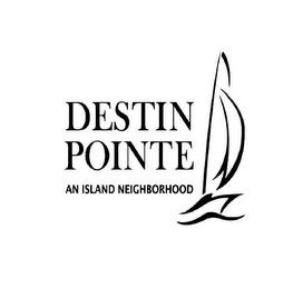 DESTIN POINTE AN ISLAND NEIGHBORHOOD trademark