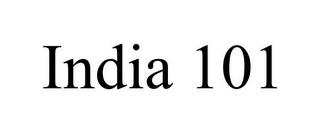 INDIA 101 trademark