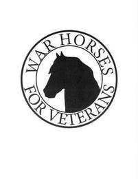 WAR HORSES FOR VETERANS trademark