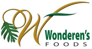 WF WONDEREN'S FOODS trademark