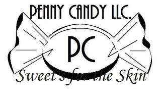 PENNY CANDY LLC. PC SWEETS FOR THE SKIN trademark