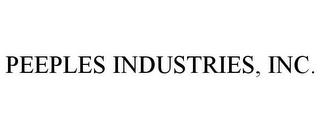 PEEPLES INDUSTRIES, INC. trademark