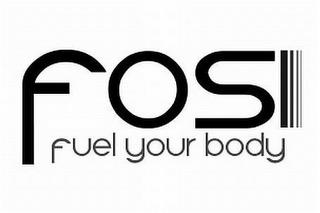 FOS FUEL YOUR BODY trademark