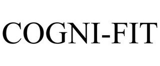 COGNI-FIT trademark