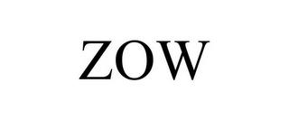 ZOW trademark