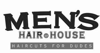 MEN'S HAIR HOUSE HAIRCUTS FOR DUDES trademark