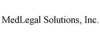 MEDLEGAL SOLUTIONS, INC. trademark