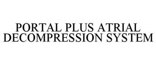 PORTAL PLUS ATRIAL DECOMPRESSION SYSTEM trademark