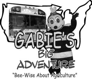 GABIE'S BIG ADVENTURE "BEE-WISE ABOUT AGRICULTURE" trademark