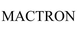 MACTRON trademark