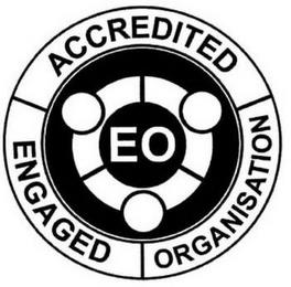 ACCREDITED ENGAGED ORGANISATION EO trademark