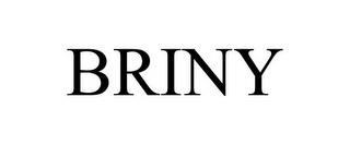 BRINY trademark