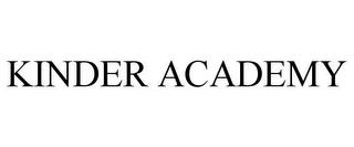 KINDER ACADEMY trademark