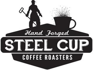 HAND FORGED STEEL CUP COFFEE ROASTERS trademark