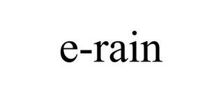 E-RAIN trademark